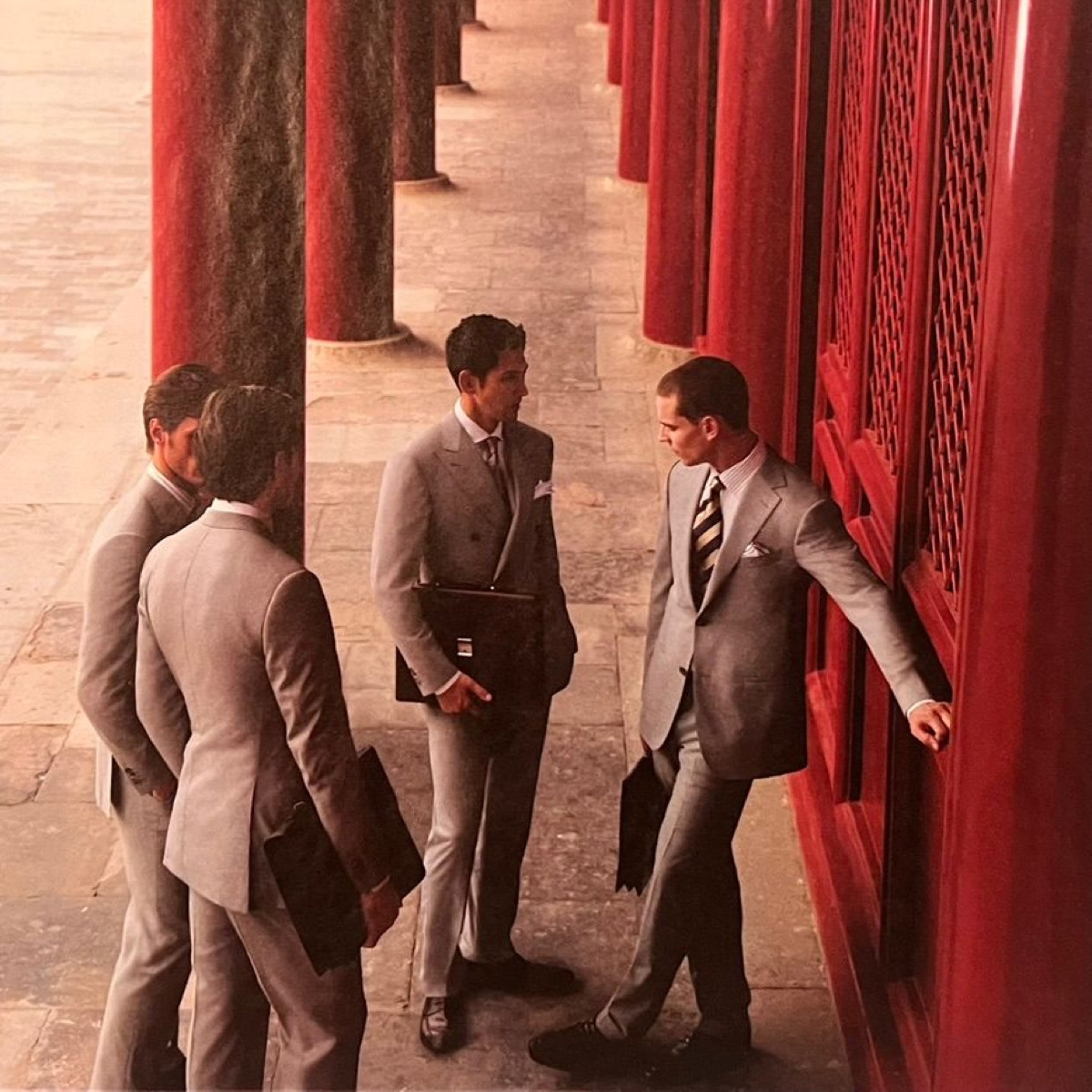 ZEGNA campaign in the Forbidden City